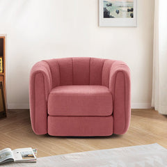 Bellemave® Modern Swivel Round Armchair with Upholstered - Bellemave