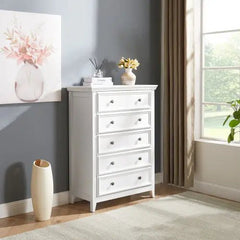 Bellemave® Modern Tall Chest of Drawers Closet Organizers & Storage Clothes with 5 Drawers - Bellemave