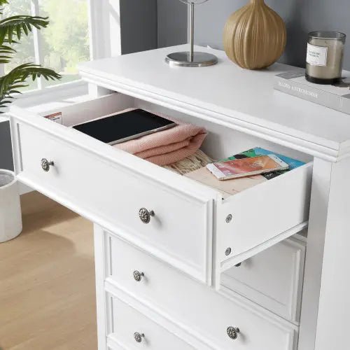 Bellemave® Modern Tall Chest of Drawers Closet Organizers & Storage Clothes with 5 Drawers - Bellemave