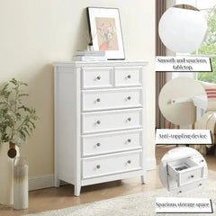 Bellemave® Modern Tall Chest of Drawers Closet Organizers & Storage Clothes with 6 drawers - Bellemave