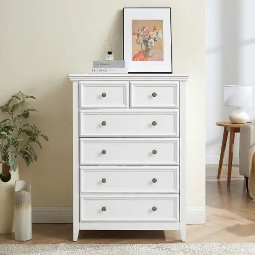 Bellemave® Modern Tall Chest of Drawers Closet Organizers & Storage Clothes with 6 drawers - Bellemave