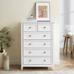 Bellemave® Modern Tall Chest of Drawers Closet Organizers & Storage Clothes with 6 drawers - Bellemave