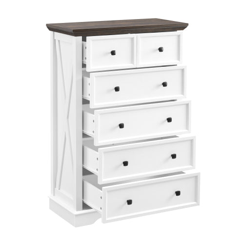 Bellemave® Modern Tall Chest of Drawers Closet Organizers & Storage Clothes with 6 drawers - Bellemave