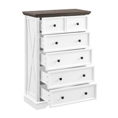 Bellemave® Modern Tall Chest of Drawers Closet Organizers & Storage Clothes with 6 drawers - Bellemave
