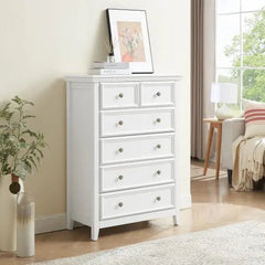 Bellemave® Modern Tall Chest of Drawers Closet Organizers & Storage Clothes with 6 drawers - Bellemave