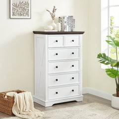 Bellemave® Modern Tall Chest of Drawers Closet Organizers & Storage Clothes with 6 drawers - Bellemave