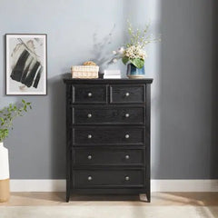 Bellemave® Modern Tall Chest of Drawers Closet Organizers & Storage Clothes with 6 drawers - Bellemave