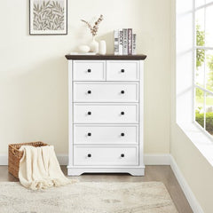 Bellemave® Modern Tall Chest of Drawers Closet Organizers & Storage Clothes with 6 drawers - Bellemave