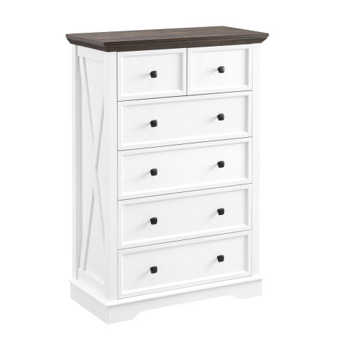 Bellemave® Modern Tall Chest of Drawers Closet Organizers & Storage Clothes with 6 drawers - Bellemave