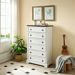 Bellemave® Modern Tall Chest of Drawers Closet Organizers & Storage Clothes with 6 Drawers - Bellemave
