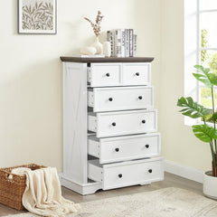 Bellemave® Modern Tall Chest of Drawers Closet Organizers & Storage Clothes with 6 drawers - Bellemave