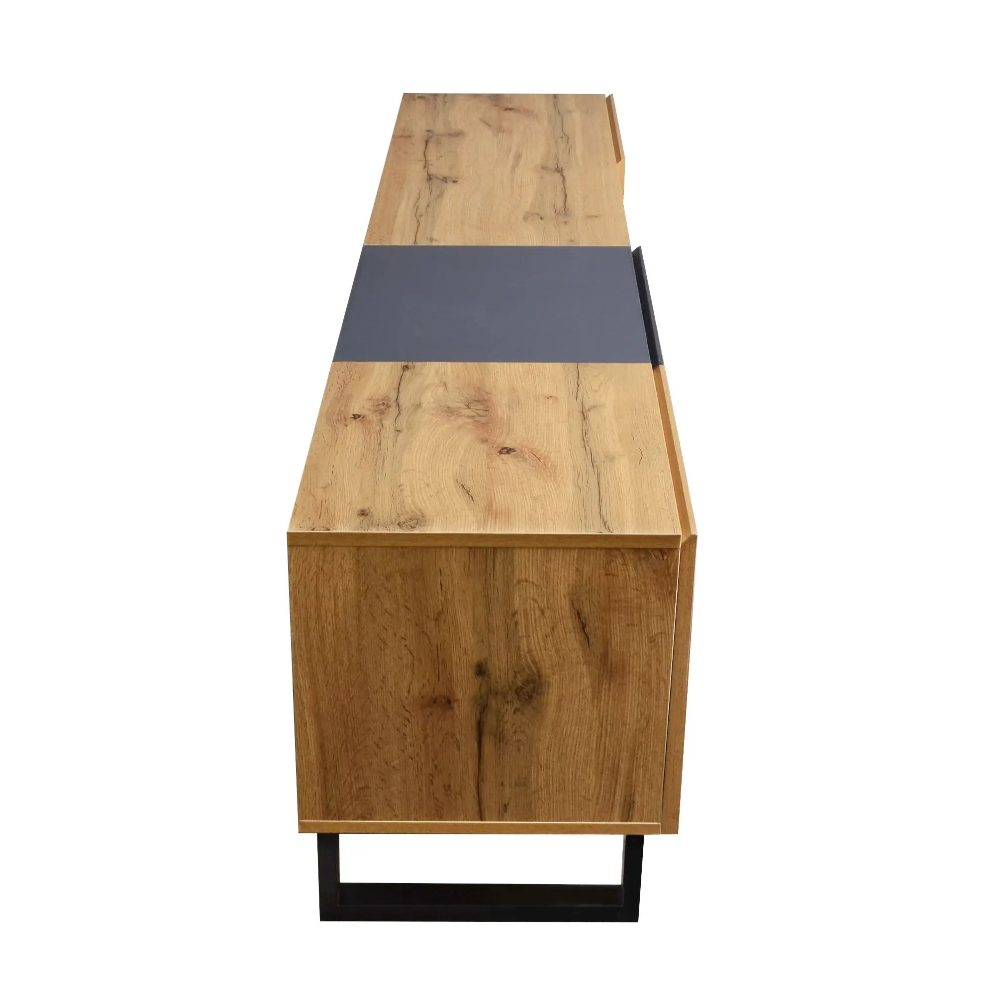 Bellemave® Modern TV with 3 Cabinets& Open Shelves - Bellemave