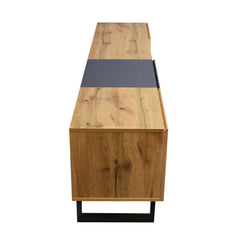 Bellemave® Modern TV with 3 Cabinets& Open Shelves - Bellemave