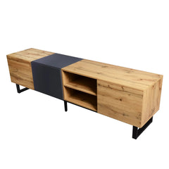 Bellemave® Modern TV with 3 Cabinets& Open Shelves - Bellemave