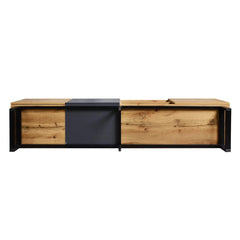 Bellemave® Modern TV with 3 Cabinets& Open Shelves - Bellemave