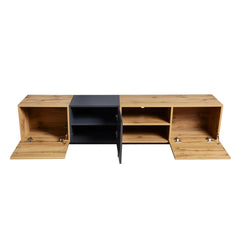 Bellemave® Modern TV with 3 Cabinets& Open Shelves - Bellemave
