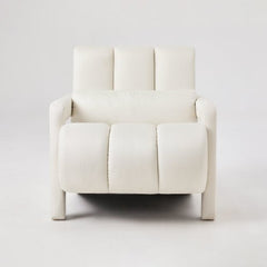 Bellemave® Modern Upholstered Accent Chair, Comfortable Linen Fabric with a Pillow - Bellemave
