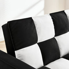 Bellemave® Modern Velvet Armchair Sofa Couch Pull Out Bed - Bellemave
