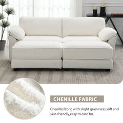 Bellemave® Modular Convertible Sectional Sofa Bed Set with Ottoman - Bellemave