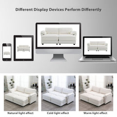 Bellemave® Modular Convertible Sectional Sofa Bed Set with Ottoman - Bellemave