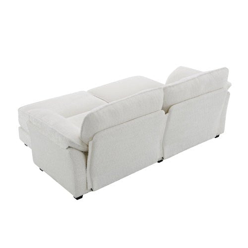 Bellemave® Modular Convertible Sectional Sofa Bed Set with Ottoman - Bellemave