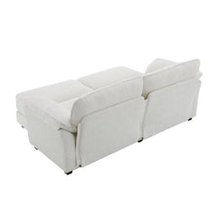 Bellemave® Modular Convertible Sectional Sofa Bed Set with Ottoman - Bellemave