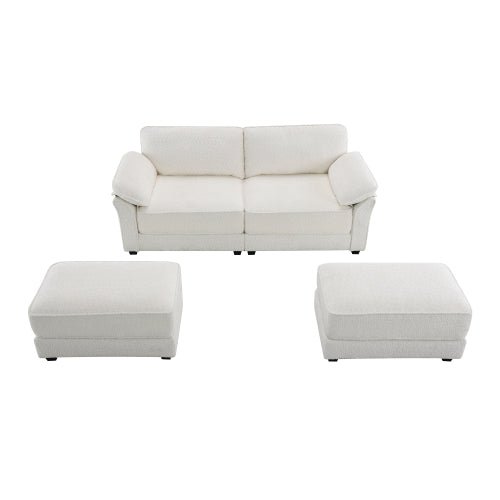 Bellemave® Modular Convertible Sectional Sofa Bed Set with Ottoman - Bellemave