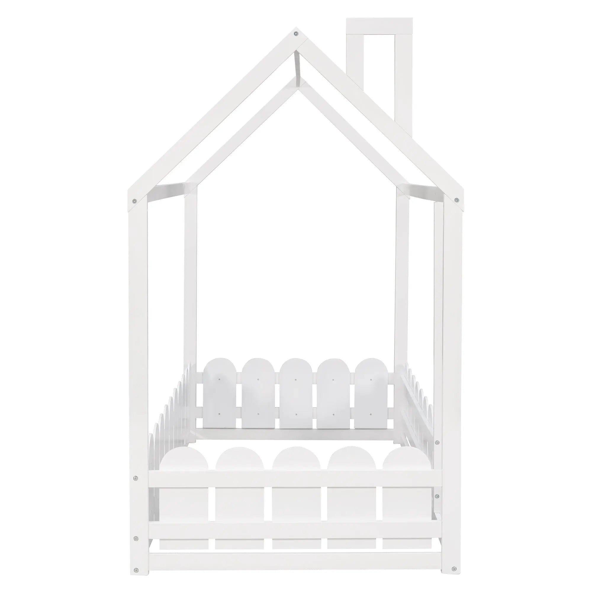 Bellemave® Montessori House Bed with Fence - Bellemave