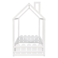 Bellemave® Montessori House Bed with Fence - Bellemave