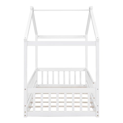 Bellemave® Montessori House Bed with Fence - Bellemave
