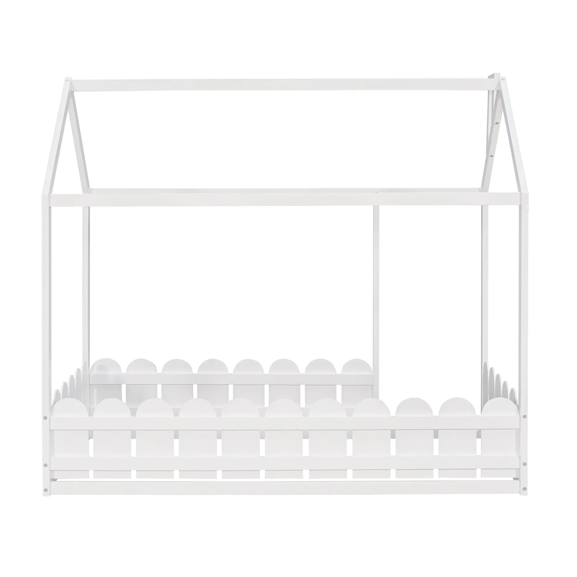 Bellemave® Montessori House Bed with Fence - Bellemave