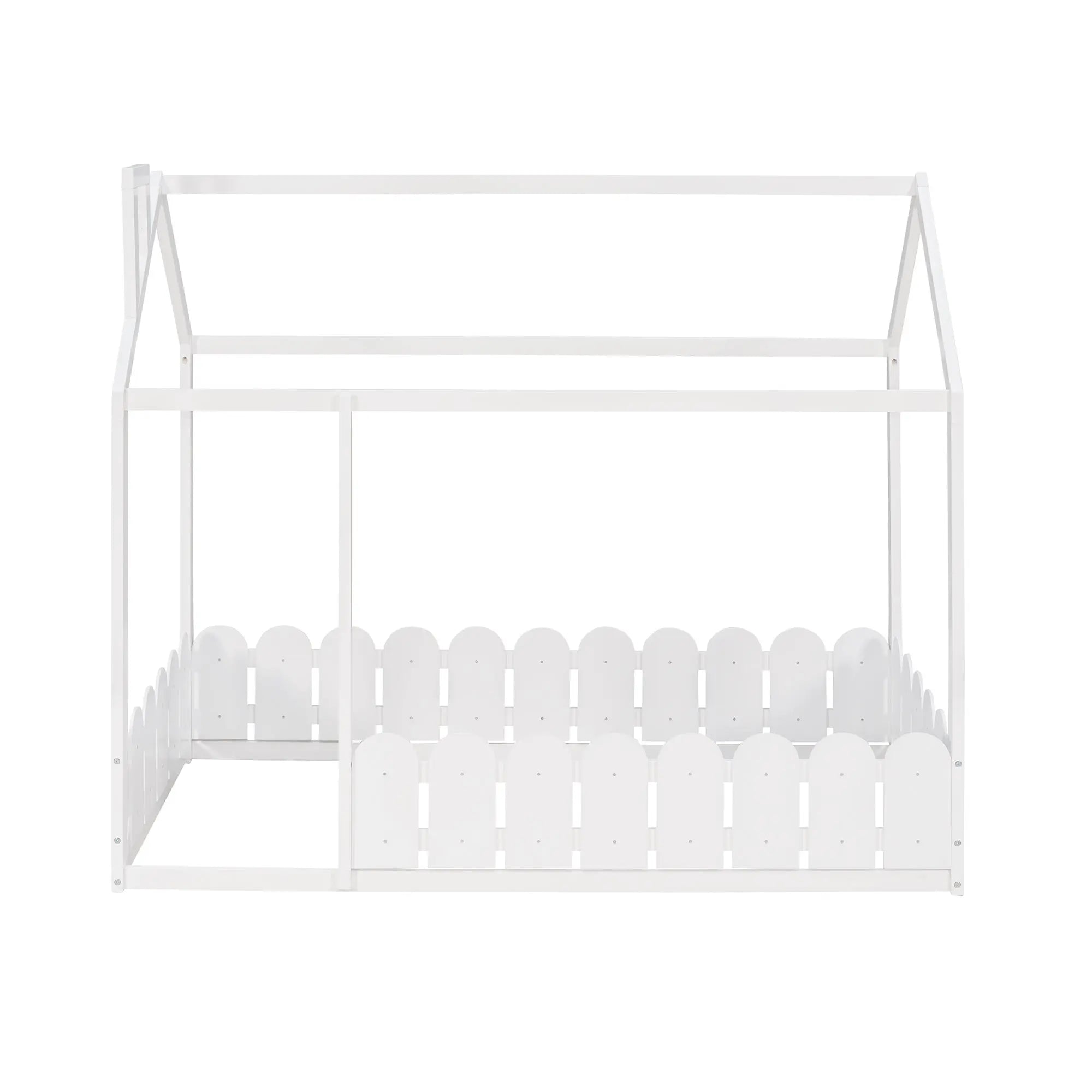 Bellemave® Montessori House Bed with Fence - Bellemave