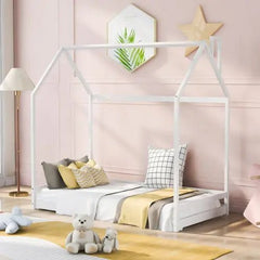 Bellemave® Montessori Wood House Bed - Bellemave