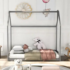 Bellemave® Montessori Wood House Bed - Bellemave
