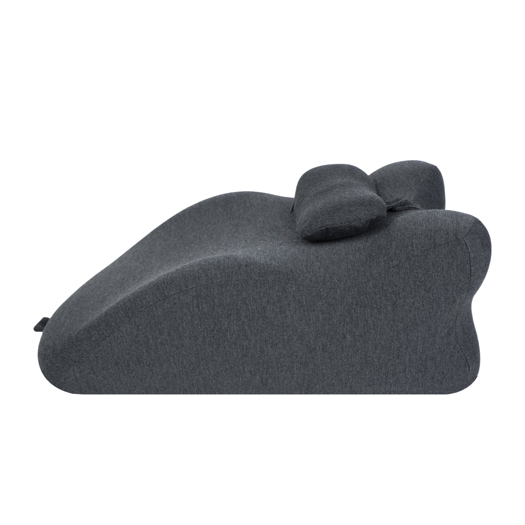 Bellemave® Multi - Functional Pillow Ergonomic Wedge Backrest, Reading Pillow for Bed Rest, Couch Back Support Pillow for Sitting up, Ergonomic Memory Foam Pillow with Removable Cover - Gray - Bellemave