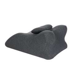 Bellemave® Multi - Functional Pillow Ergonomic Wedge Backrest, Reading Pillow for Bed Rest, Couch Back Support Pillow for Sitting up, Ergonomic Memory Foam Pillow with Removable Cover - Gray - Bellemave