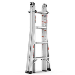 Bellemave® Multi - Position Foldable Aluminum Ladder, A - Frame and Straight Ladder - Bellemave