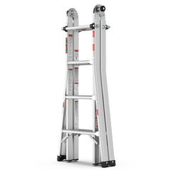 Bellemave® Multi - Position Foldable Aluminum Ladder, A - Frame and Straight Ladder - Bellemave