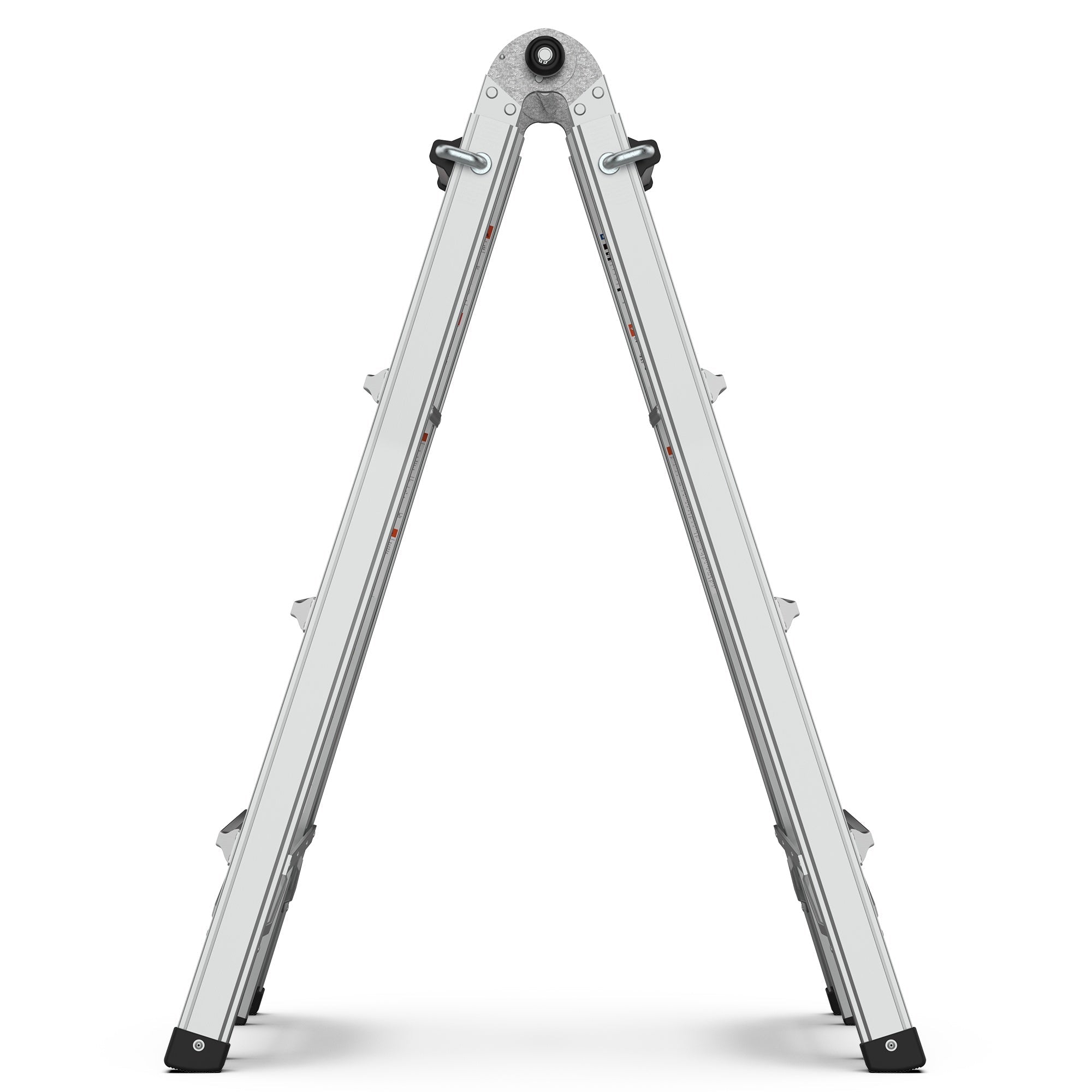 Bellemave® Multi - Position Foldable Aluminum Ladder, A - Frame and Straight Ladder - Bellemave