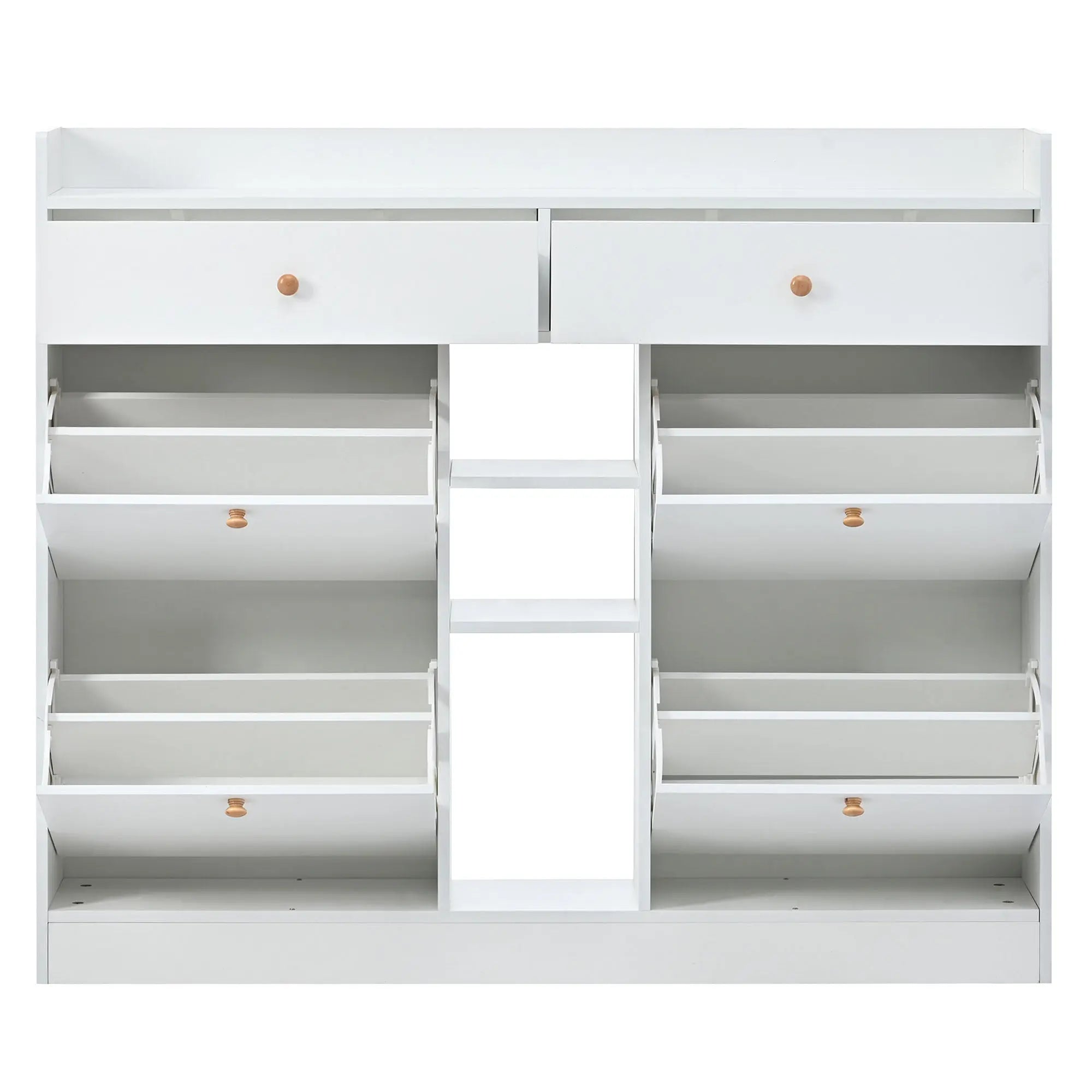 Bellemave® Multifunctional 2 - Tier Shoe Storage Organizer with 4 Flip Drawers - Bellemave
