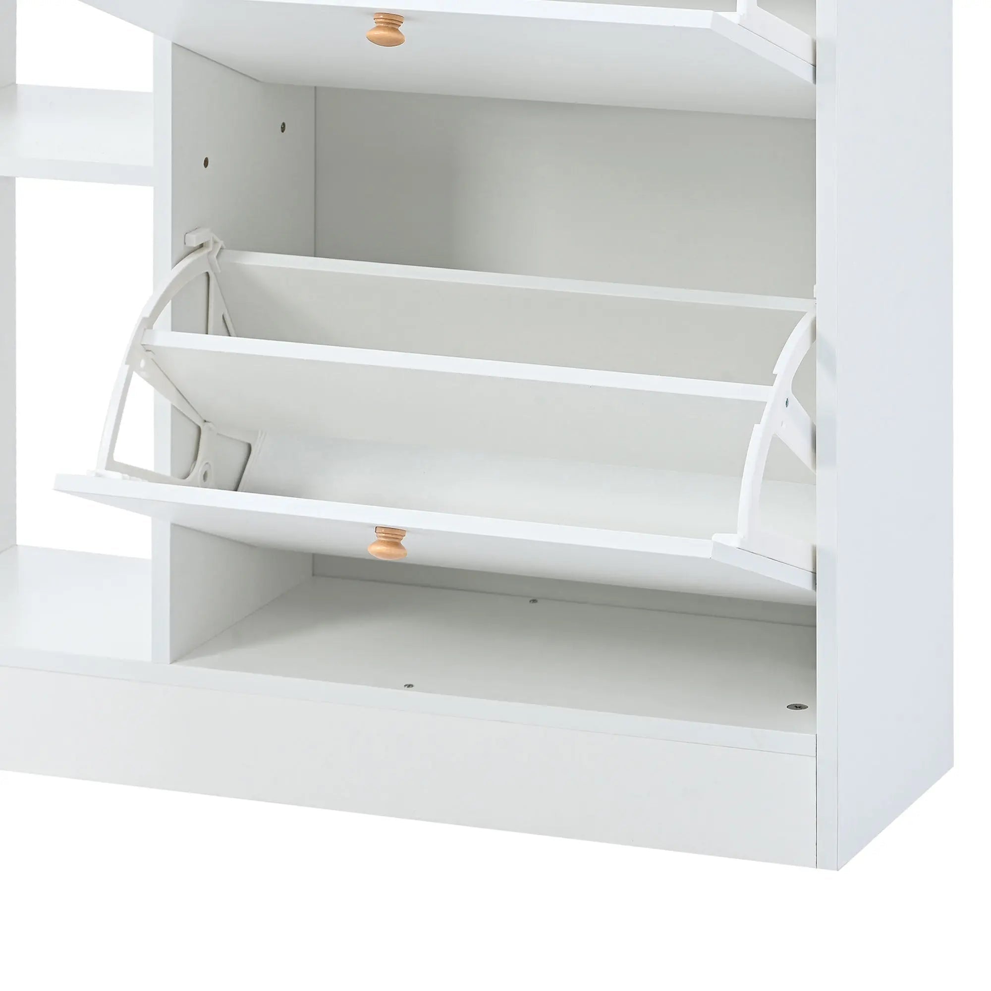 Bellemave® Multifunctional 2 - Tier Shoe Storage Organizer with 4 Flip Drawers - Bellemave
