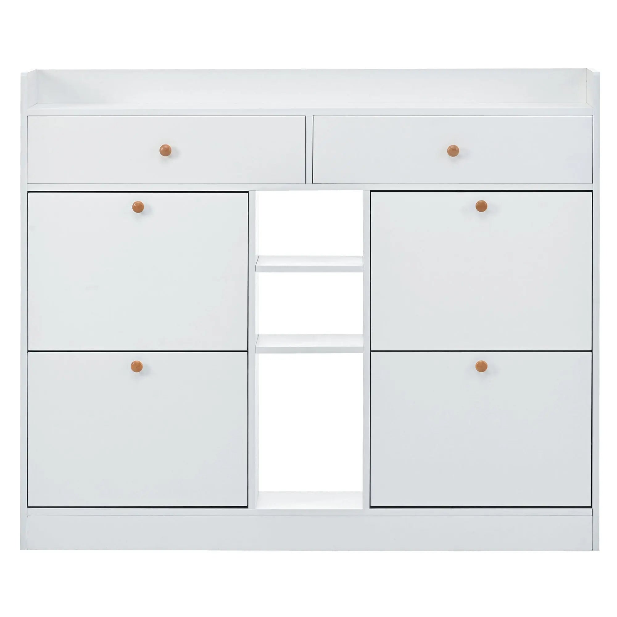 Bellemave® Multifunctional 2 - Tier Shoe Storage Organizer with 4 Flip Drawers - Bellemave