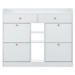Bellemave® Multifunctional 2 - Tier Shoe Storage Organizer with 4 Flip Drawers - Bellemave