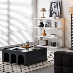 Bellemave® Multifunctional 4 - Tier Book Shelf & Coffee Table - Bellemave
