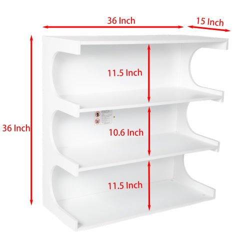 Bellemave® Multifunctional 4 - Tier Book Shelf & Coffee Table - Bellemave