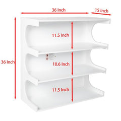Bellemave® Multifunctional 4 - Tier Book Shelf & Coffee Table - Bellemave