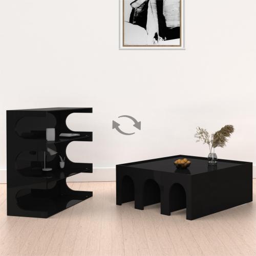 Bellemave® Multifunctional 4 - Tier Book Shelf & Coffee Table - Bellemave