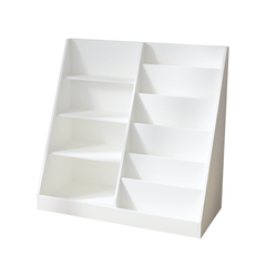 Bellemave® Multifunctional 4 Tier Wooden Kids Book Shelf with Bookcase Display Stand - Bellemave