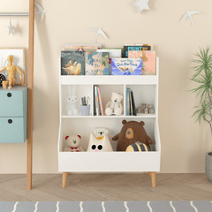 Bellemave® Multifunctional Kids Bookshelf and Toy Storage with Legs - Bellemave