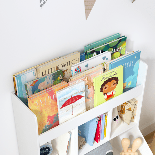 Bellemave® Multifunctional Kids Bookshelf and Toy Storage with Legs - Bellemave